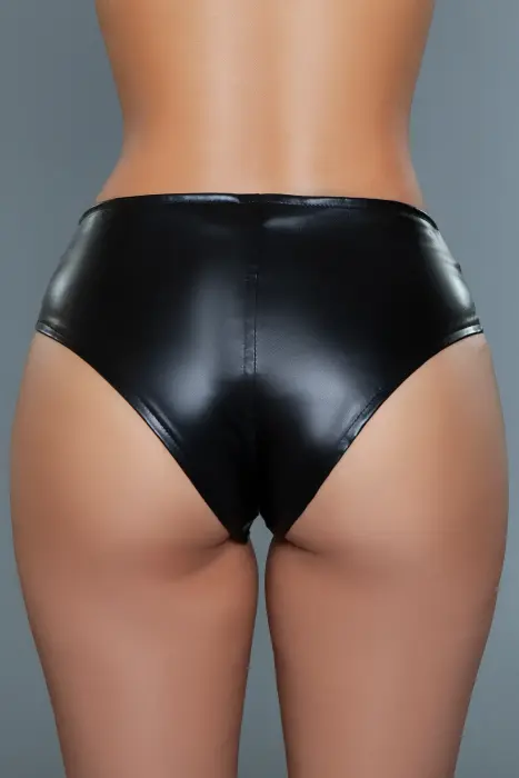 Ring Me Up Shorts with Cheeky Bottom - Black - S Photo