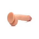 POP realistlik dildo munandite ja iminapaga – 21 cm (8.25″) – värviline — Foto 5