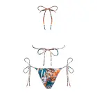 Tropicanes Bikini peldkostīms – persiku ziedu raksts – XL — Foto 6