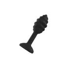 Swirl Anal Plug – 9.2 cm (3.6″) – Black — Photo 7