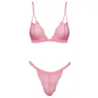 Cottelli FANTASY pitsist pesukomplekt – roosa – L/XL — Foto 4