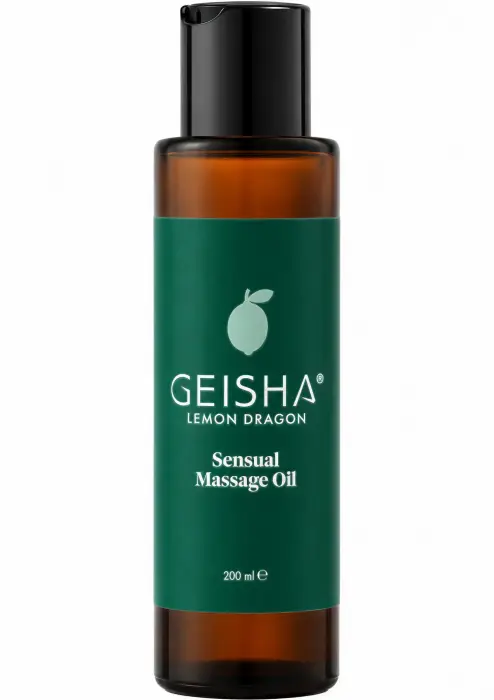 GEISHA Sensuaalne massaažiõli – Sidruni – 200 ml
