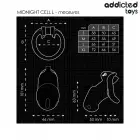 Addicted Toys Locked Midnight Cell L izmēra anatomisks šķīstības būris – melns – 107 mm — Foto 5