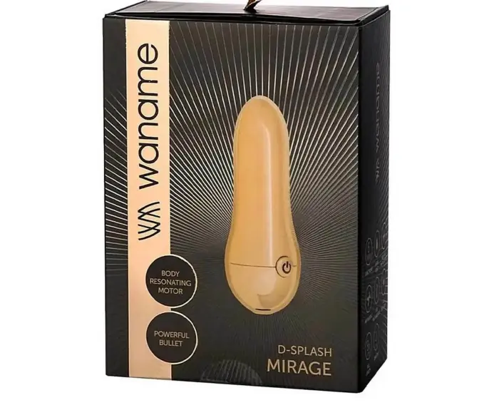 Toyfa Mirage vibraator – 9 cm (3.5″) – kuldne