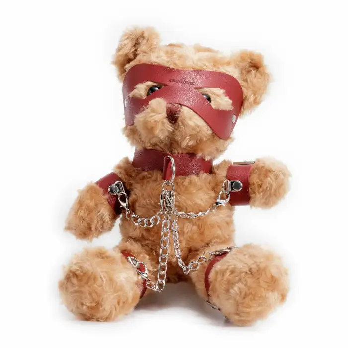 CRUSHIOUS Crushito Bondage плюшевый мишка красный 31cm
