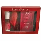 Extase Sensual Voyage Sensuel дорожный набор – масло, гель, краска для тела, пёрышко — Фото 2