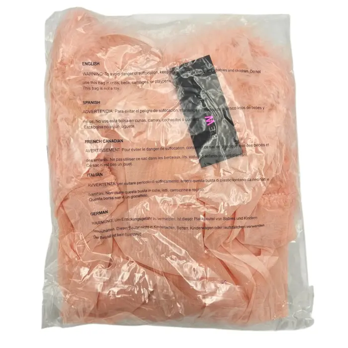 Farah babydoll komplekts ar mākslīgās kažokādas un tīkliņa detaļām – melns – L/XL Foto 6