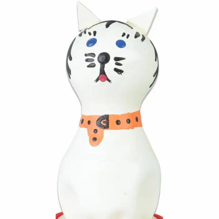 CONDOMERIE hand-painted decorative condom – White Cat