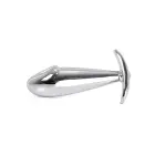 Steel Handle Buttplug with Clear Gem – 10 cm (3.9″) — Photo 5