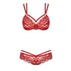 Bielizna-860-SET-3 2-daļīgs apakšveļas komplekts – sarkans – L/XL — Foto 5