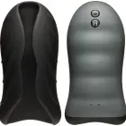 OptiMALE Vibrating Heating Silicone Masturbator – Black — Photo 4