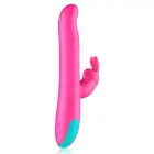 HAPPY LOKY Pluto rotējošs truša vibrators – 24 cm (9.45″) – violets — Foto 8