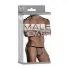 Male Power Pose vīriešu stringi – melni – One Size Foto 1