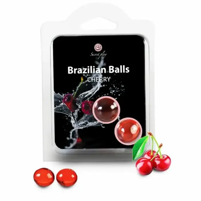 Secret Play Brazilian Balls шарики с массажным маслом – вишня – 2 шт.