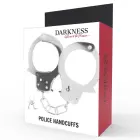Darkness металлические наручники с ключами – серебряные — Фото 2