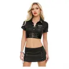Baci Lingerie Badge of Desire 4 daļu policistes kostīmu komplekts – melns – One size — Foto 1