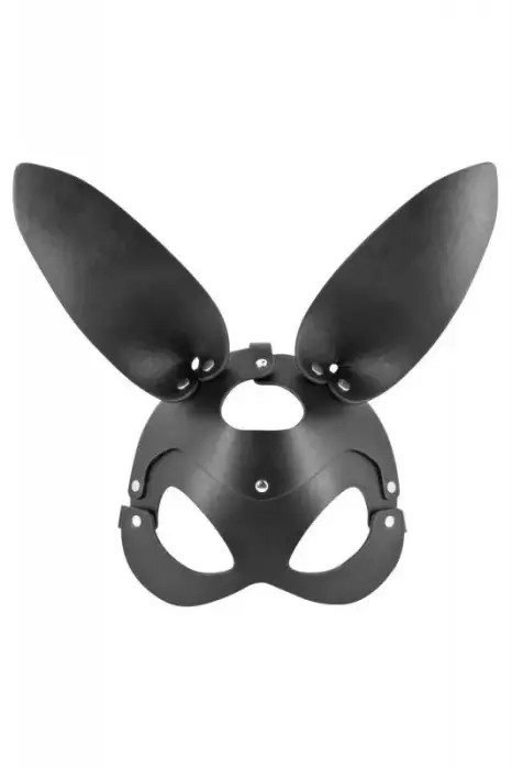 Fetish Tentation Adjustable Bunny Mask – Black