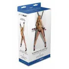 WHIPSMART Diamond Over the Door Cross – restraint system with 4 cuffs – adjustable – blue — Photo 1
