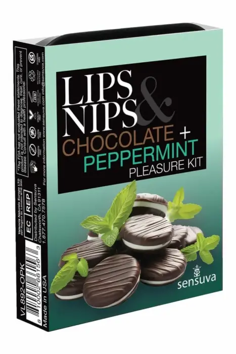 Sensuva Lips & Nips Pleasure Kit Chocolate Mint – набор ограниченного выпуска