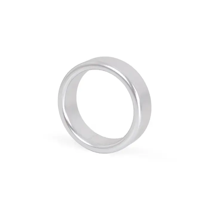Aluminum Cock Ring – 4 cm – Silver