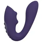 VIVE Yuki двухмоторный G-точечный вибратор с массажными бусинами – 16.6 cm (6.5″) – фиолетовый — Фото 1