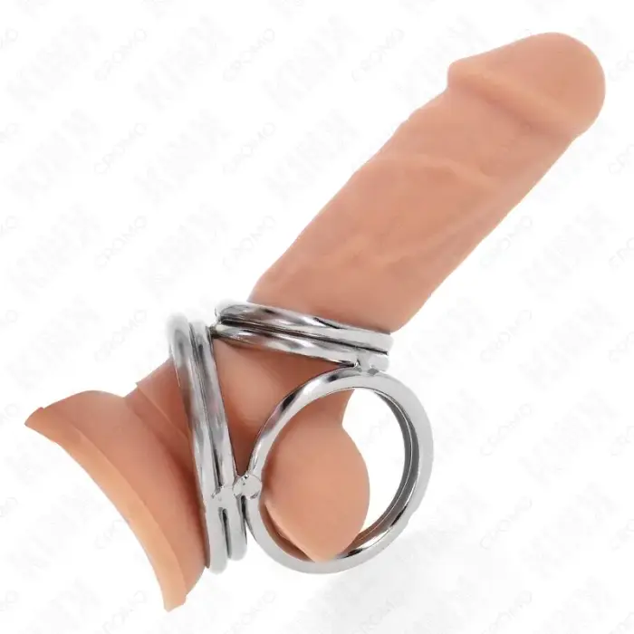 KINK Triple Chrome набор стальных колец 3.8-5 cm