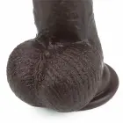 LoveToy Sliding Skin Dual Layer Dong – reālistisks dildo – TPE – melns – 22,9 cm — Foto 10