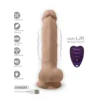 Silex-D Model 1 vibrējošs dildo – 20 cm (8″) – miesas krāsa — Foto 4