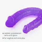 Crushious Deep Diver Dvigubas Dildo – 20 cm (8″) – Violetinis — Nuotrauka 5