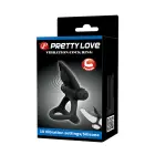 PRETTY LOVE - Vibrating Cock Ring - Black — Photo 11