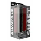 SHAFT Model J divslāņu dildo – 24.1 cm (9.5″) – melns — Foto 1