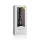 Kiotos Cone Shape силиконовый анальный дилдо с жемчужной структурой – 16.5 cm (6.5″) – Черный — Фото 5
