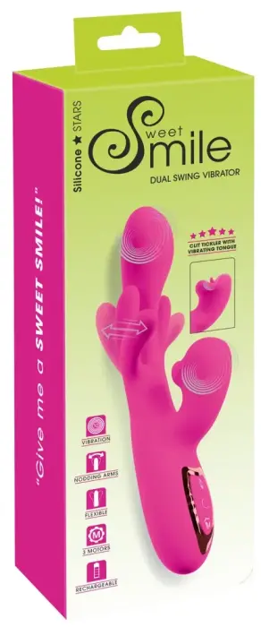 Sweet Smile Dual Swing trusīša vibrators