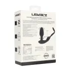 LEVELZ двухмоторный стимулятор простаты с вращающимися бусинами и кольцом – Черный — Фото 2