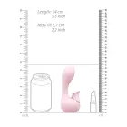 Mythical gaisa pulsa vibrators – 15 cm – rozā Foto 11