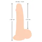 NS Realistic Dildo with Movable Skin – 19 cm (7.5″) — Photo 10