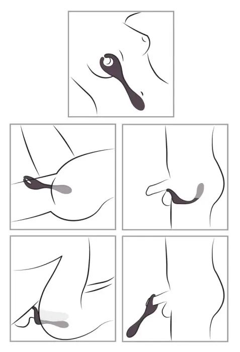 Couples Choice RC paaride vibraator – must Photo