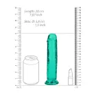 Taisns reālistisks caurspīdīgs dildo ar piesūcekni – 18 cm (7″) — Foto 5