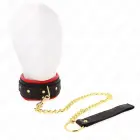 KINK Adjustable Collar with Fabric Leash – 33-48 cm x 5.7 cm – Black — Photo 2
