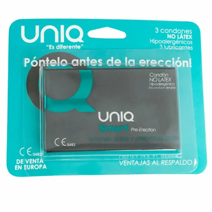 UNIQ Smart презервативы без латекса Pre-Ready – 3 шт.