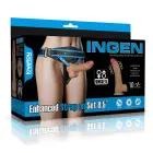 LoveToy – vibreeriv täiustatud strap-on komplekt – 8,5 tolli – rakmed XS/S/M — Foto 1