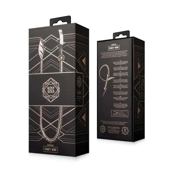 Rosy Gold – braided bull whip
