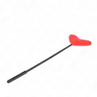 KINK красная шлёпалка в форме сердца 33x10 cm – аксессуар для импакта из искусственной кожи — Фото 3