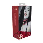 Ouch! Milan Collection apkakle ar ķēdīti – melna/sarkana — Foto 1