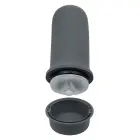 Milk Master Grip-N-Stroke vibruojantis vaginos masturbatorius su siurbtuku – pilkas — Nuotrauka 1