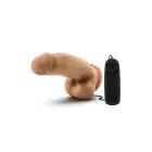 Coverboy MMA Fighter – vibrating realistic PVC device – mocha – 17.8 cm — Photo 5