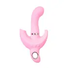 JOS Twistme кролик-вибратор с клиторальным стимулятором – 19.5 cm – розовый — Фото 5