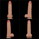 LoveToy – vibrējošs uzlabots strap-on komplekts – 9,5 collas – siksna XS/S/M — Foto 21