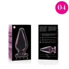 Ibiza Nebula Series Model 4 stiklinis analinis kištukas – 11 cm – Rožinis — Nuotrauka 7