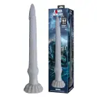 Power Monsters Basilisk – 43 cm Rippled Monster Dildo – Melns Foto 1
